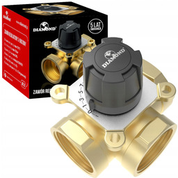 Zawór mieszacz regulacyjny mieszający 3 drogowy 1" trójdrożny