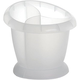 Excèlsa "Tęcza", biały ociekacz do sztućców 14 cm.