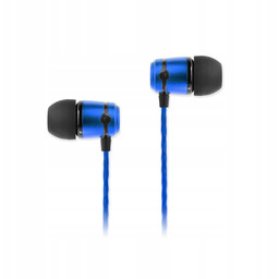 Wytrzymały przewód SoundMAGIC E50 blue dokanałowe Wyrafinowany dźwięk