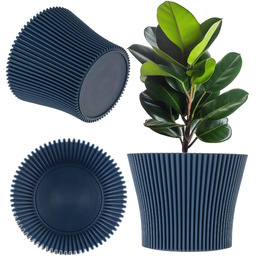 Doniczka na kwiaty Estrela 17cm granatowy