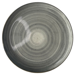 KERA CERAMIKA Talerz głęboki Still Rustic szary 24