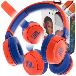 SŁUCHAWKI NAUSZNE DLA DZIECI JBL CZERWONE BEZPRZEWODOWE OCHRONA