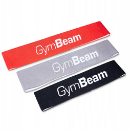 Zestaw 3 Taśm Do Ćwiczeń Fitness Oporowe GymBeam