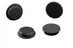 Magnesy do tablic średnica 32mm czarne 4 sztuki