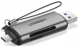 Adapter USB + USB-C UGREEN CM185 czytnik kart