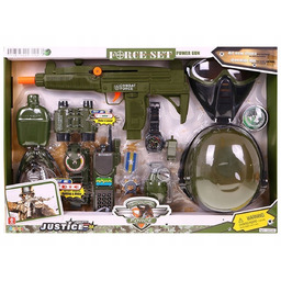 zestaw żołnierski Mały Żołnierz dla dzieci kamizelka kask