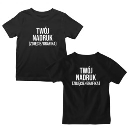 Koszulka niemowlęca z własnym nadrukiem obustronnym