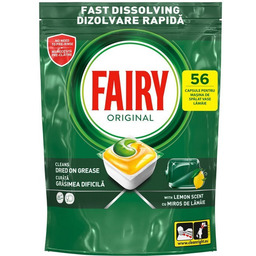 Fairy Original Lemon Kapsułki do zmywarki 56 szt