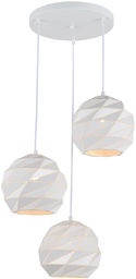 Italux Palermo PND-2424-3S-WH lampa wisząca nowoczesna potrójna stalowa