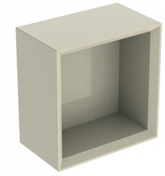 GEBERIT 502.321.JL.1 Szafka kwadratowa: 22.5x23.3x13.2cm, Piaskowy szary, Lakierowany