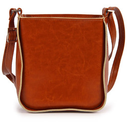 Skórzana listonoszka DAN-A T396 camel