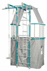 Gamma, Drabinka gimnastyczna z domkiem, Indigo Pastel, Małpiszon,