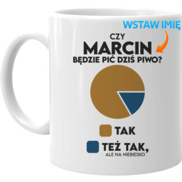 Czy (imię) będzie pić dziś piwo? Tak Tak