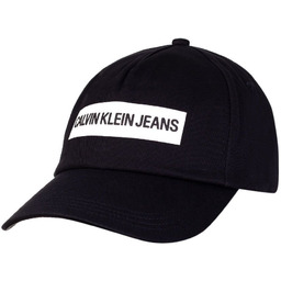 CALVIN KLEIN CZAPKA Z DASZKIEM CAP INSTITUTIONAL BLACK