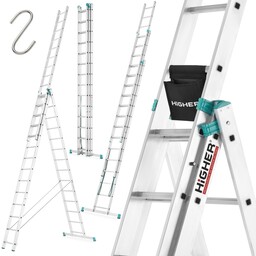 Drabina aluminiowa uniwersalna 3x14 firmy ALOSS - 10,69
