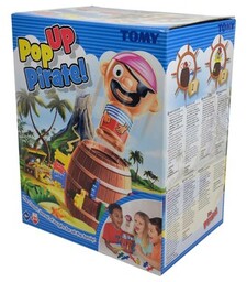 TOMY Gra zręcznościowa Beczka Pirata T7028