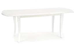 Stół rozkładany fryderyk biały (160-240x90 cm) halmar