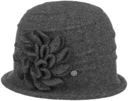 Kapelusz Wełniany Romina Cloche by Lierys, antracytowy, One