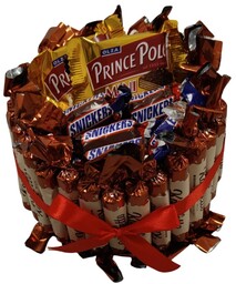 Mini Tort Słodyczy Ksp  Prezent Z Wafelkami