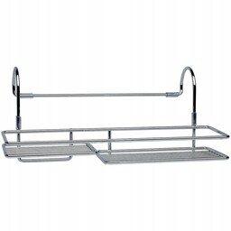 Duschy Półka łazienkowa na wannę boczna Chrom