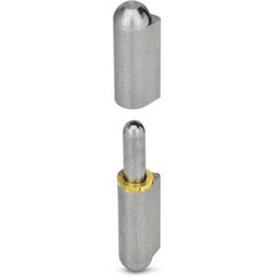 Zawiasy stalowe 150 mm z zamocowanym, stalowym sworzniem