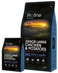 Profine Dog Junior Duży Kurczak/Ziemniaki - 3kg