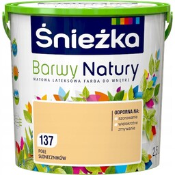 Farba Śnieżka Barwy Natury Pole Słoneczników 5L