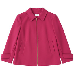 Marynarka damska Calvin Klein elegancka z zamkiem fuksjowa