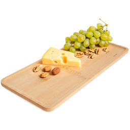 Talerz na przekąski dekoracyjny bambusowy 35x15 cm