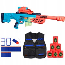 Nerf Zestaw Fortnite Storm Scout Snajperka F8346 Kamizelka
