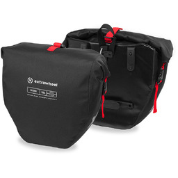 Sakwy tylne EXTRAWHEEL BIKER BLACK 50L POLYESTER