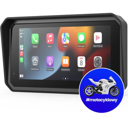 NEXADIO Tablet motocyklowy MB100 Bezprzewodowy CarPlay Czarny