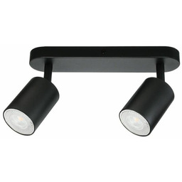 Oprawa natynkowa SIENA 2-punktowa czarna z czarnym przegubem