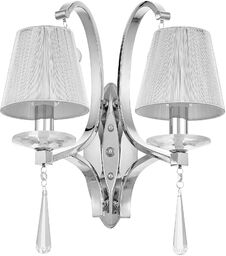 LAMPA ŚCIENNA KINKIET KRYSZTAŁOWY VENISIA W2