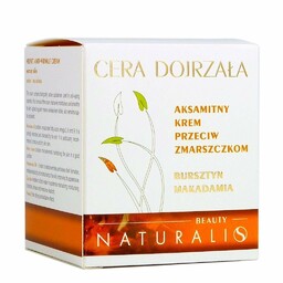 Naturalis, Cera Dojrzała, krem przeciwzmarszczkowy bursztyn makadamia, 50
