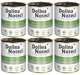 DOLINA NOTECI Zestaw Premium Bogaty w Dziczyznę 6x800g