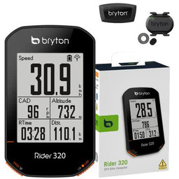 Nawigacja rowerowa BRYTON RIDER 320T CAD+HRM, ekran 2,3'',