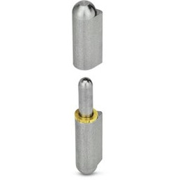 Zawiasy stalowe 135 mm z zamocowanym, stalowym sworzniem