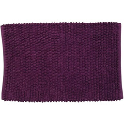 MSV 141384 mata łazienkowa z bawełny, fioletowa