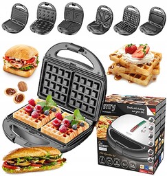 Toster Opiekacz Do Kanapek Tostów Sandwich 1200W Camry