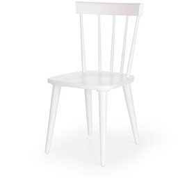 Krzesło do jadalni drewniane białe Barkley