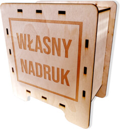 Skarbonka wykreślanka z własnym nadrukiem