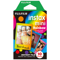 Fuji Instax mini film rainbow