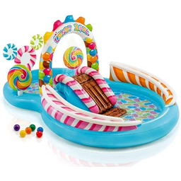 Intex Candy Zone Zjeżdżalnia Wodna, Wielokolorowy, 6,5 cm,57149NP