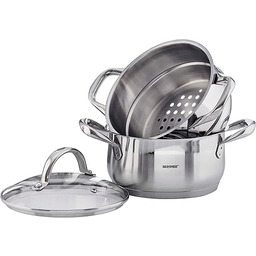 BERGNER GOURMET - PASTA POTS STAINLESS STEEL WITH