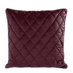 Eurofirany Poszewka dekoracyjna 45x45 Velvet 27 D bordowa