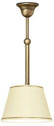 Mosiężna lampa wisząca z małym abażrem YA-S1M20