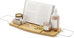 Umbra Aquala półka na wannę z bambusa