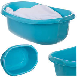 Miska łazienkowa Lavare z uszami 20L turkusowa