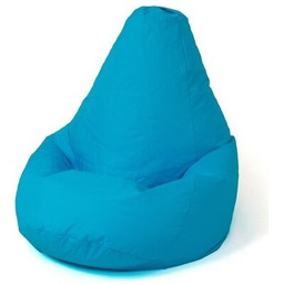 GO GIFT Pufa worek Grusza XXL Niebieski 140